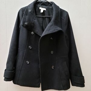 H&M Double Breasted Peacoat